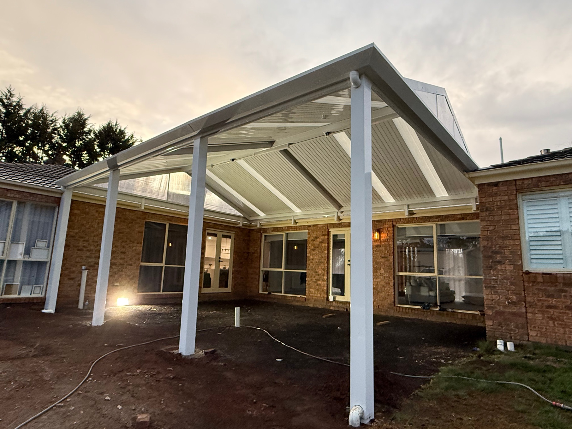 Colorbond Pergola in Kilmore After 5