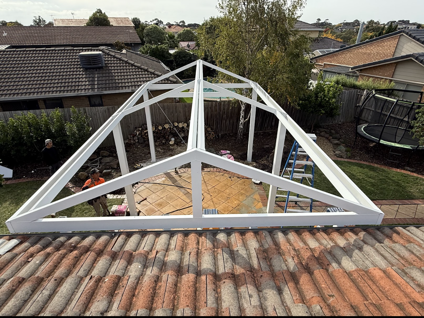 Gable Insulated Pergola in Taylors Lakes Before 1