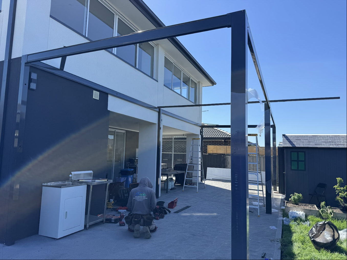 Insulated Pergola in Mickleham Before 2