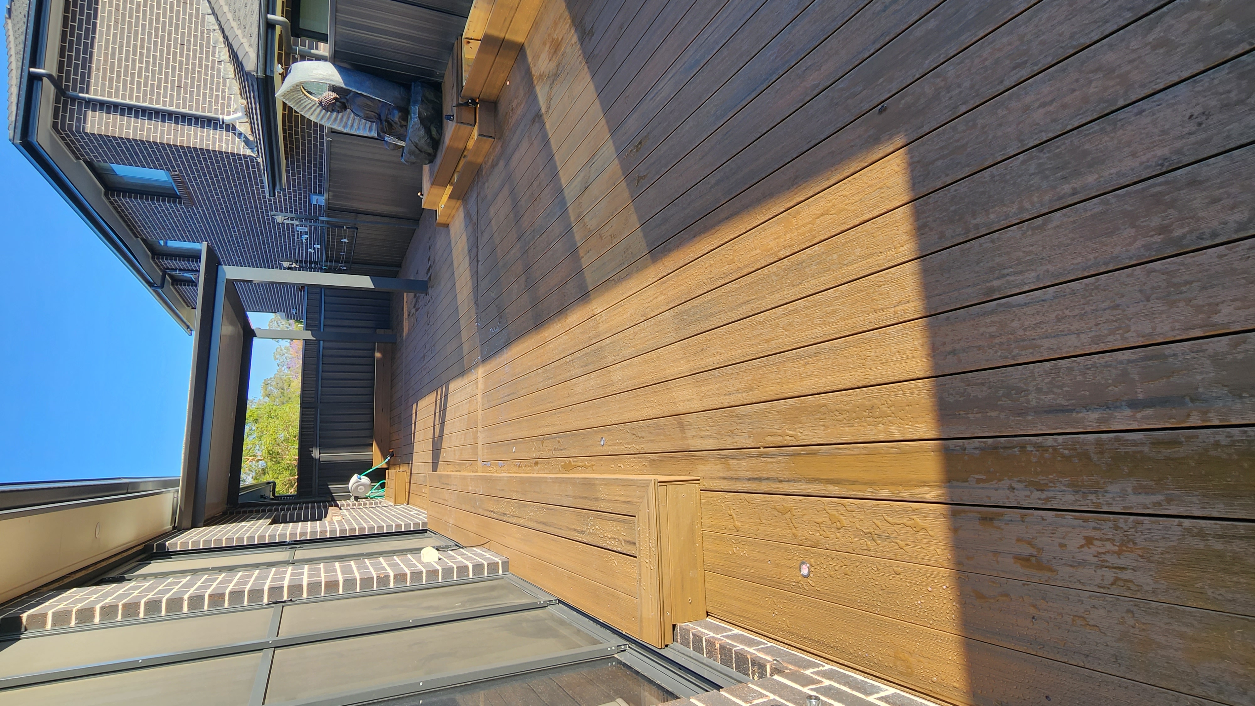 Insulated Pergola Roof with Composite Decking After 3