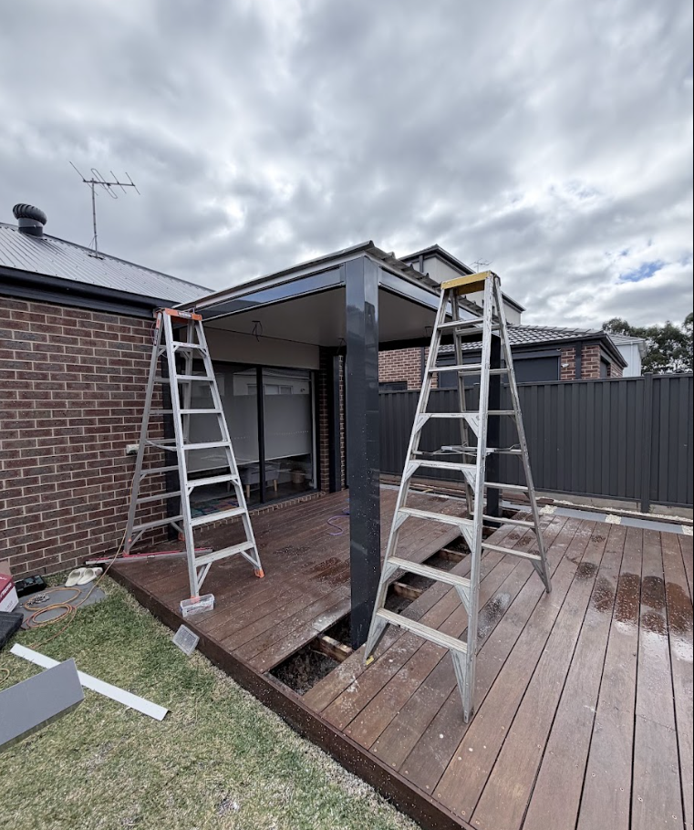 Insulated Pergola in Keysborough Before 1