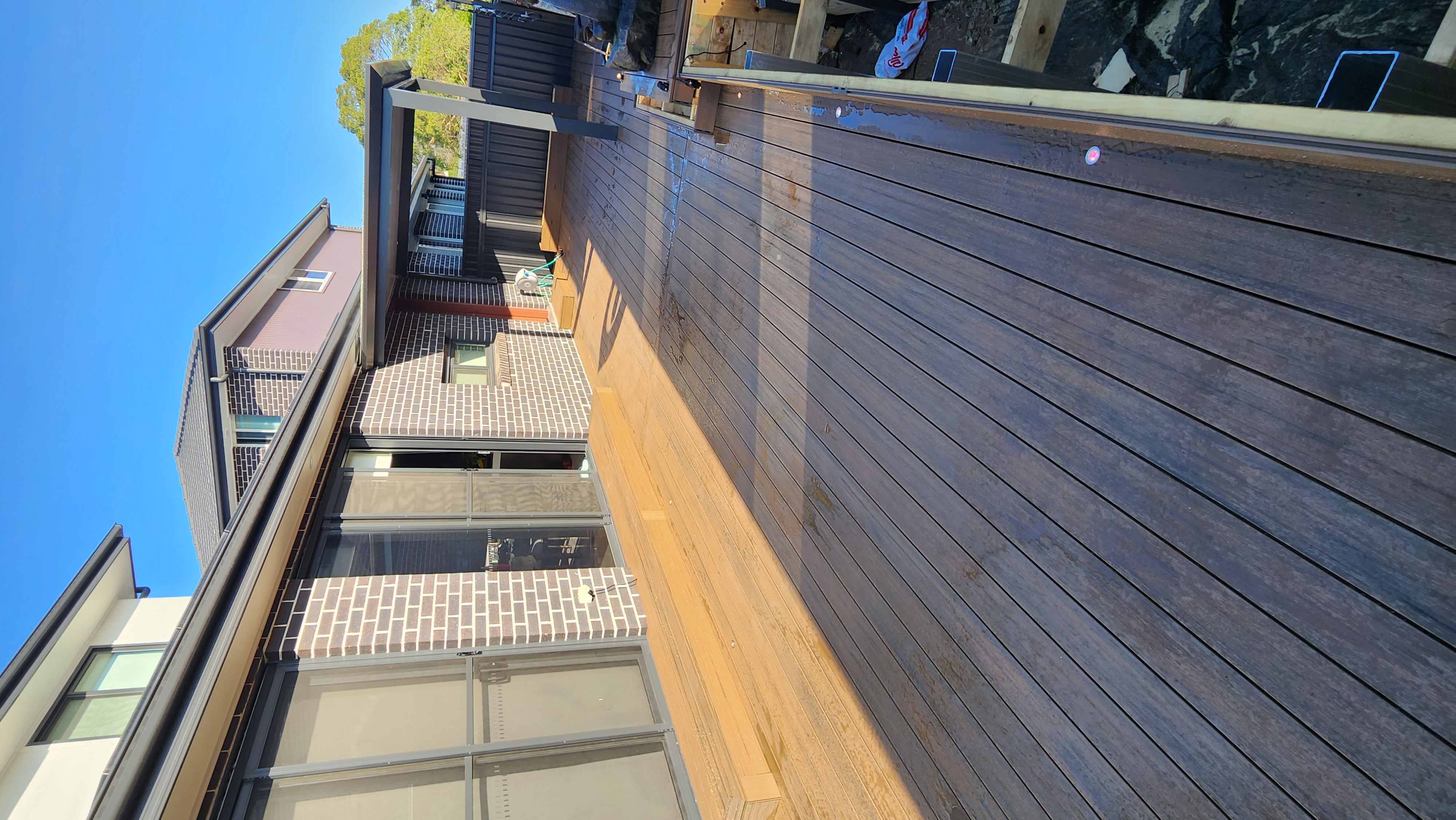 Insulated Pergola Roof with Composite Decking After 1