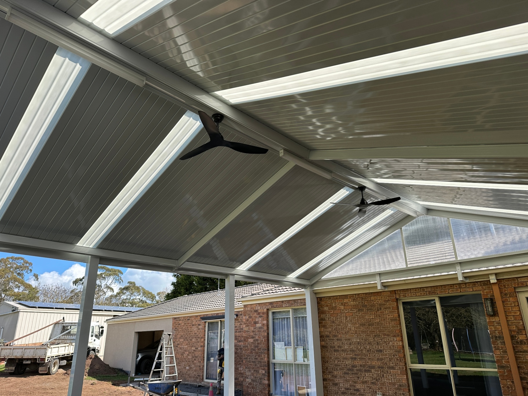 Colorbond Pergola in Kilmore After 2
