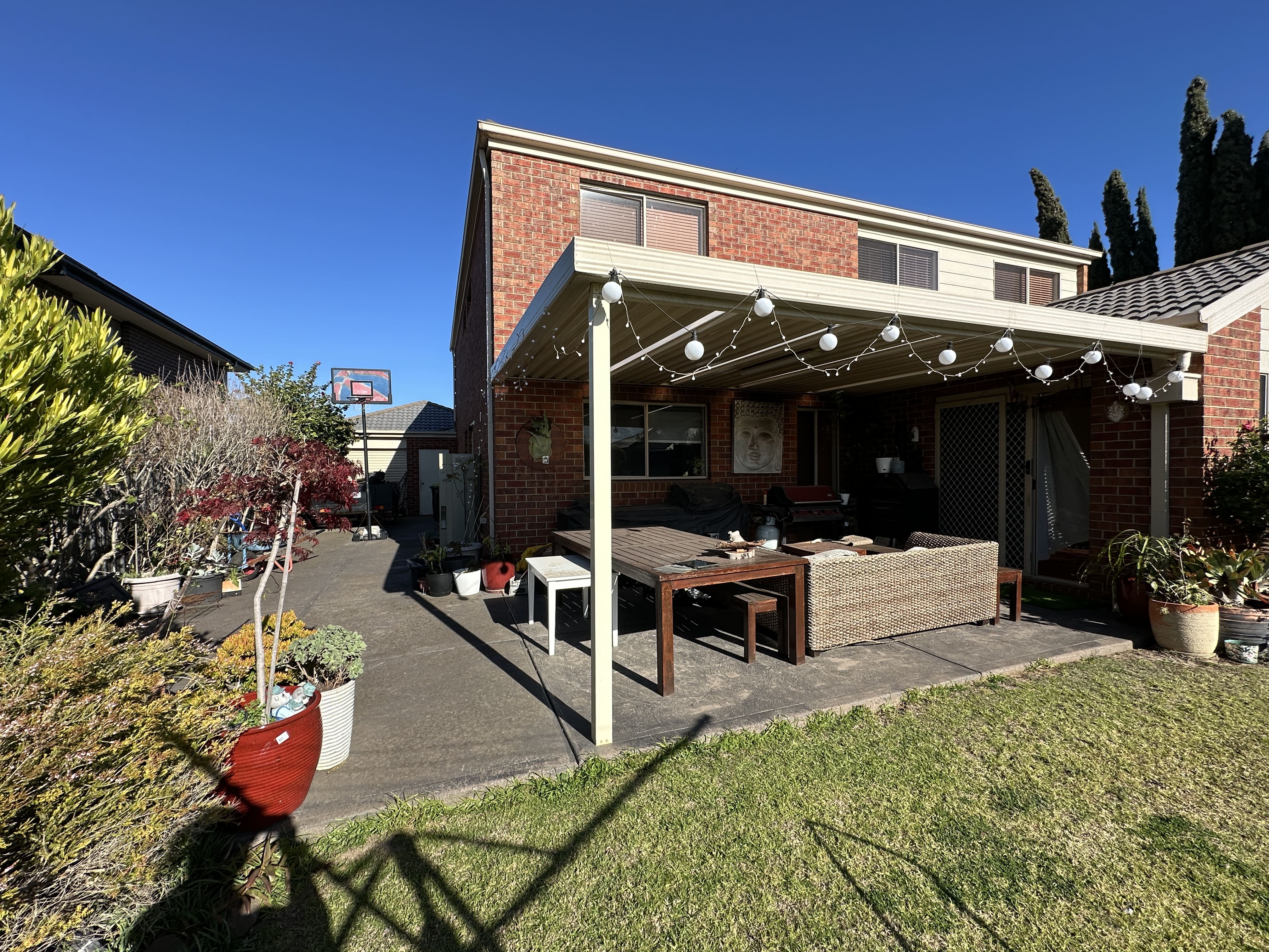 Gable Colorbond Pergola in Derrimut Before 1