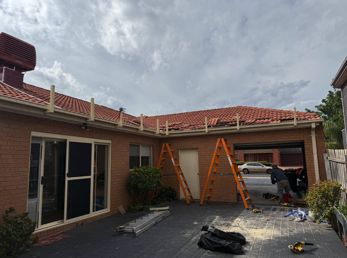 Colorbond Pergola in Cairnlea Before 2