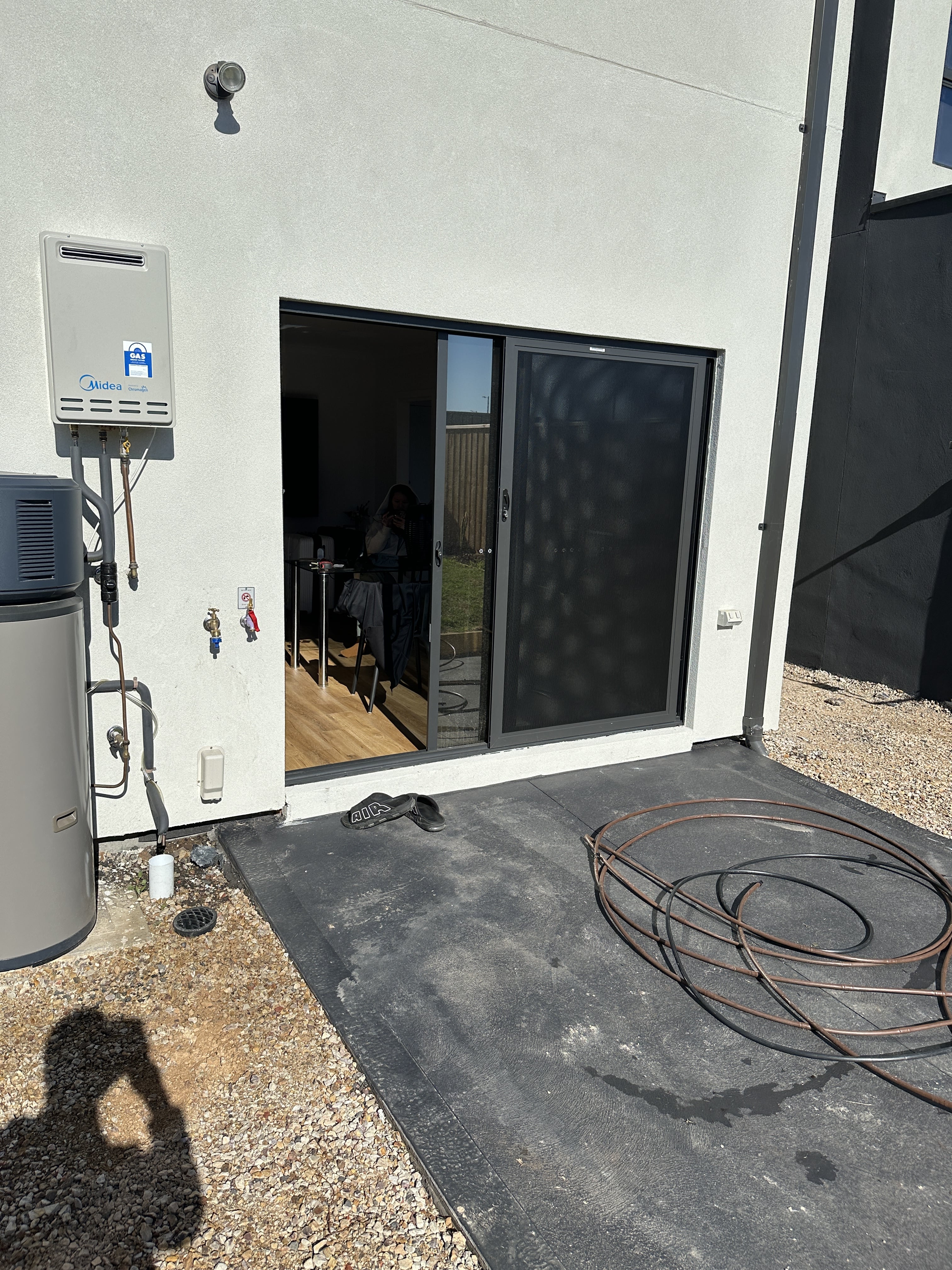 Insulated Patio and Ekodeck Composite Decking in Wollert Before 1