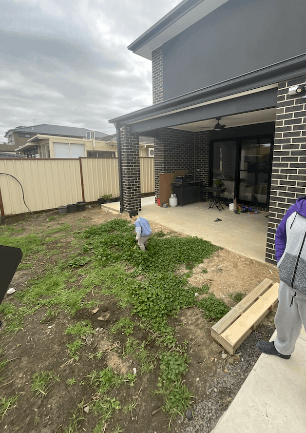 Insulated Pergola in Springvale South Before 1