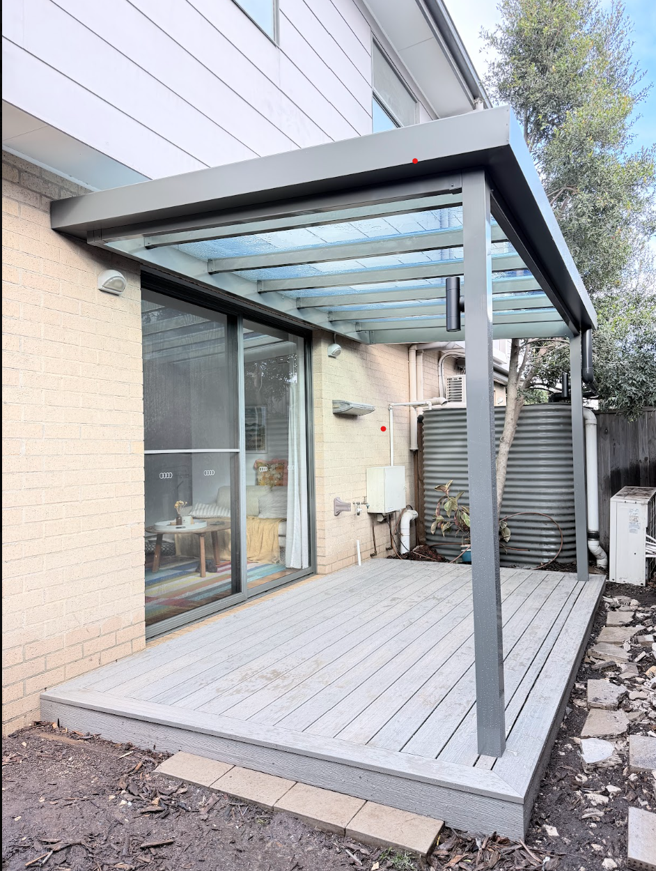 Ez Glaze Pergola and Composite Decking After 4