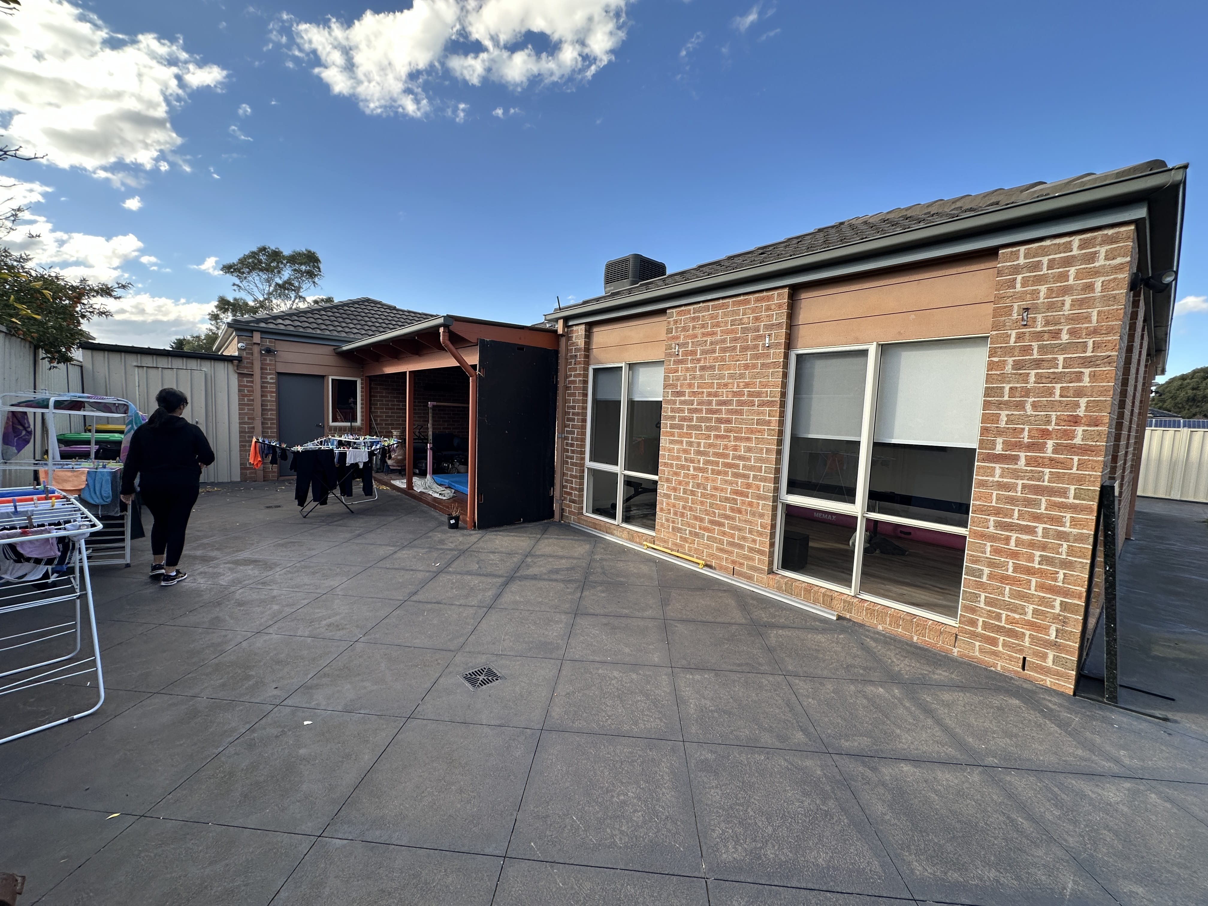 Colorbond Pergola in Epping Before 3