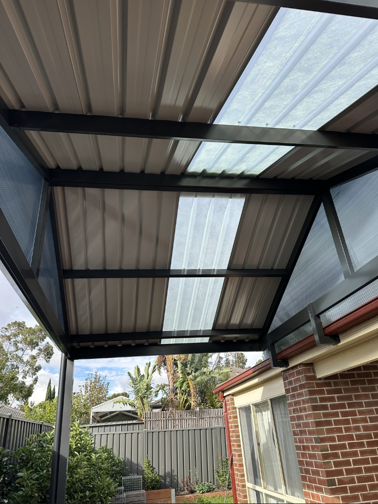 Gable Colorbond Pergola in Caroline Spring After 4