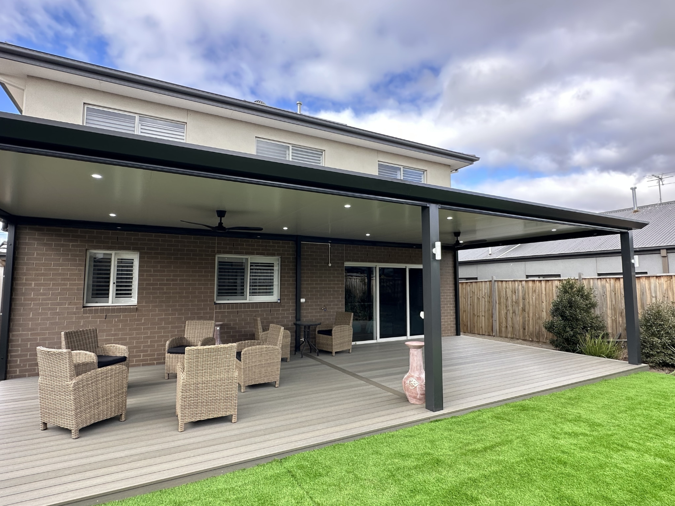 Insulated Pergola in Fraser Rise After 1