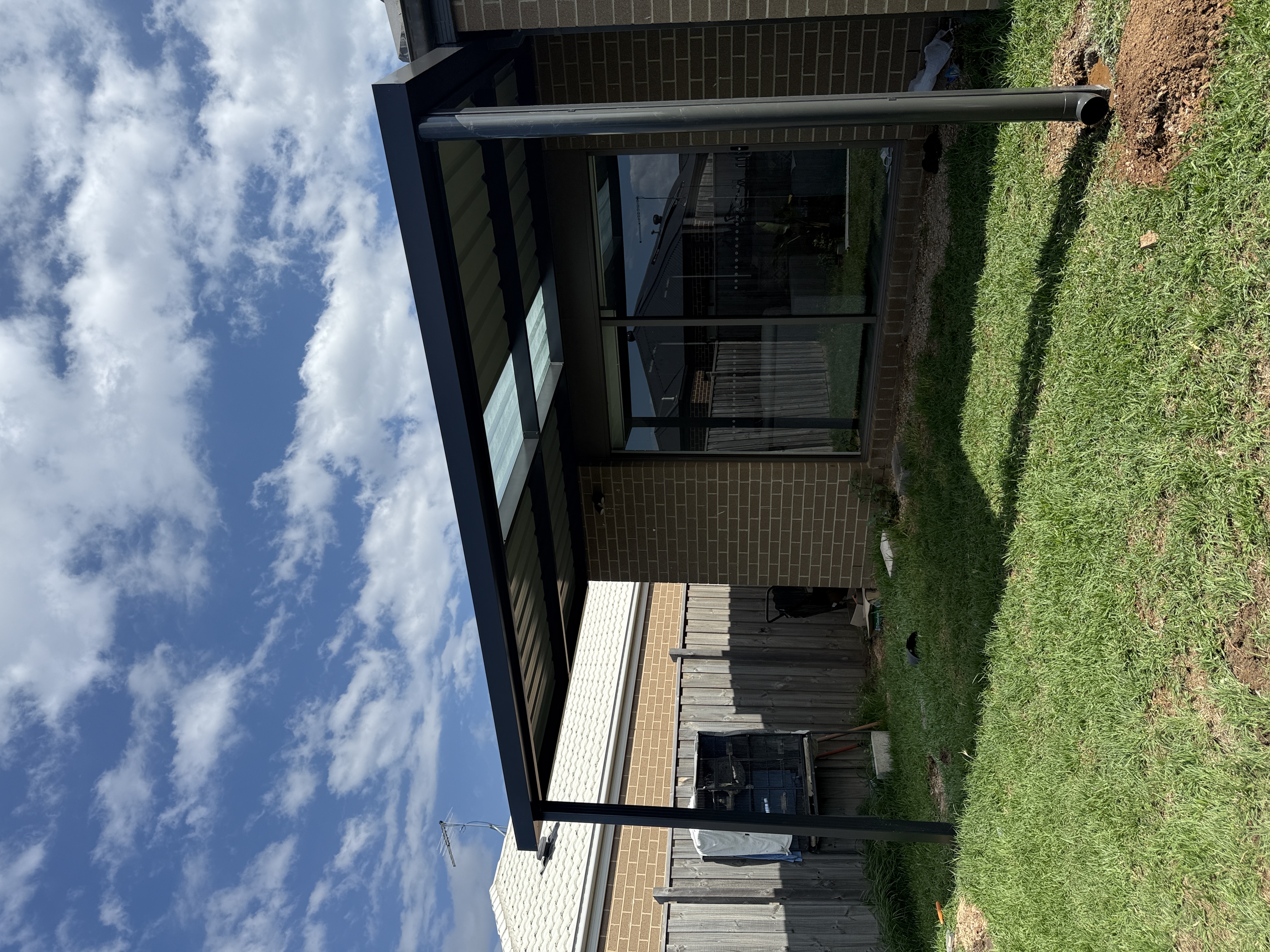 Colorbond with Fibreglass Pergola After 1