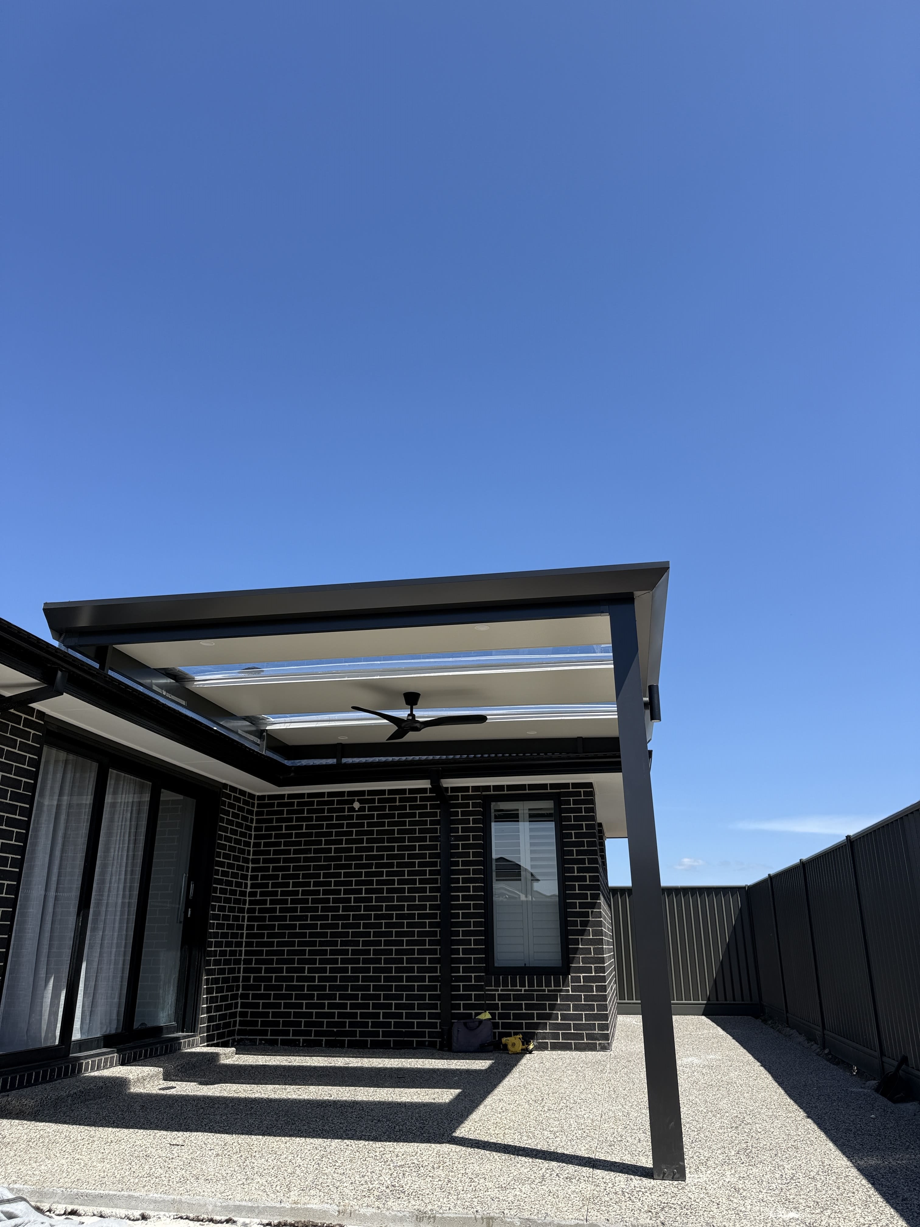 Photo inspiration: Insulated Skylights In Penthouse Constructions Reference: Sam Outdoor Living Insulated Pergola Roof With Skylights Vic 3212