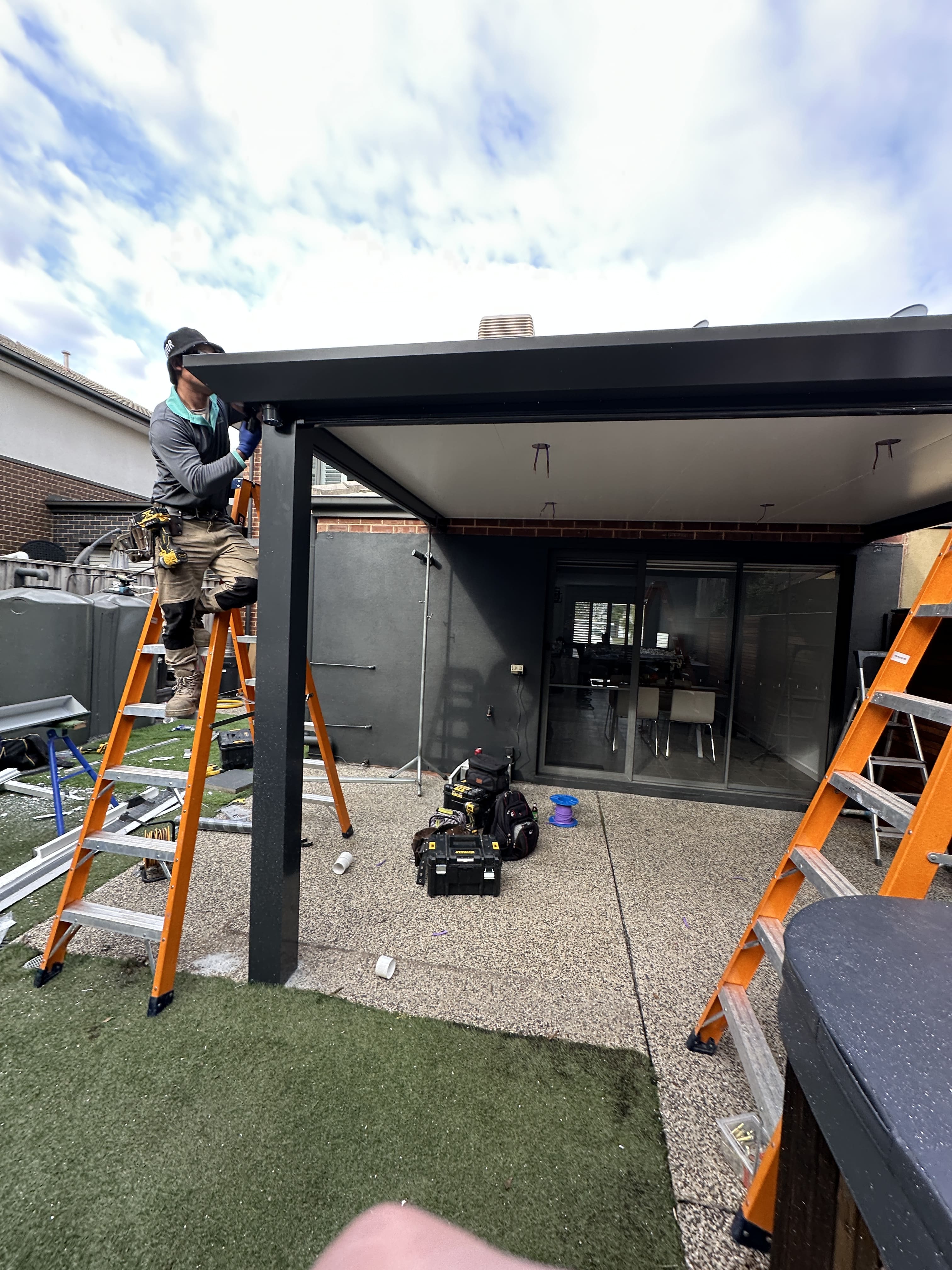 Insulated Patio in Mulgrave Before 2