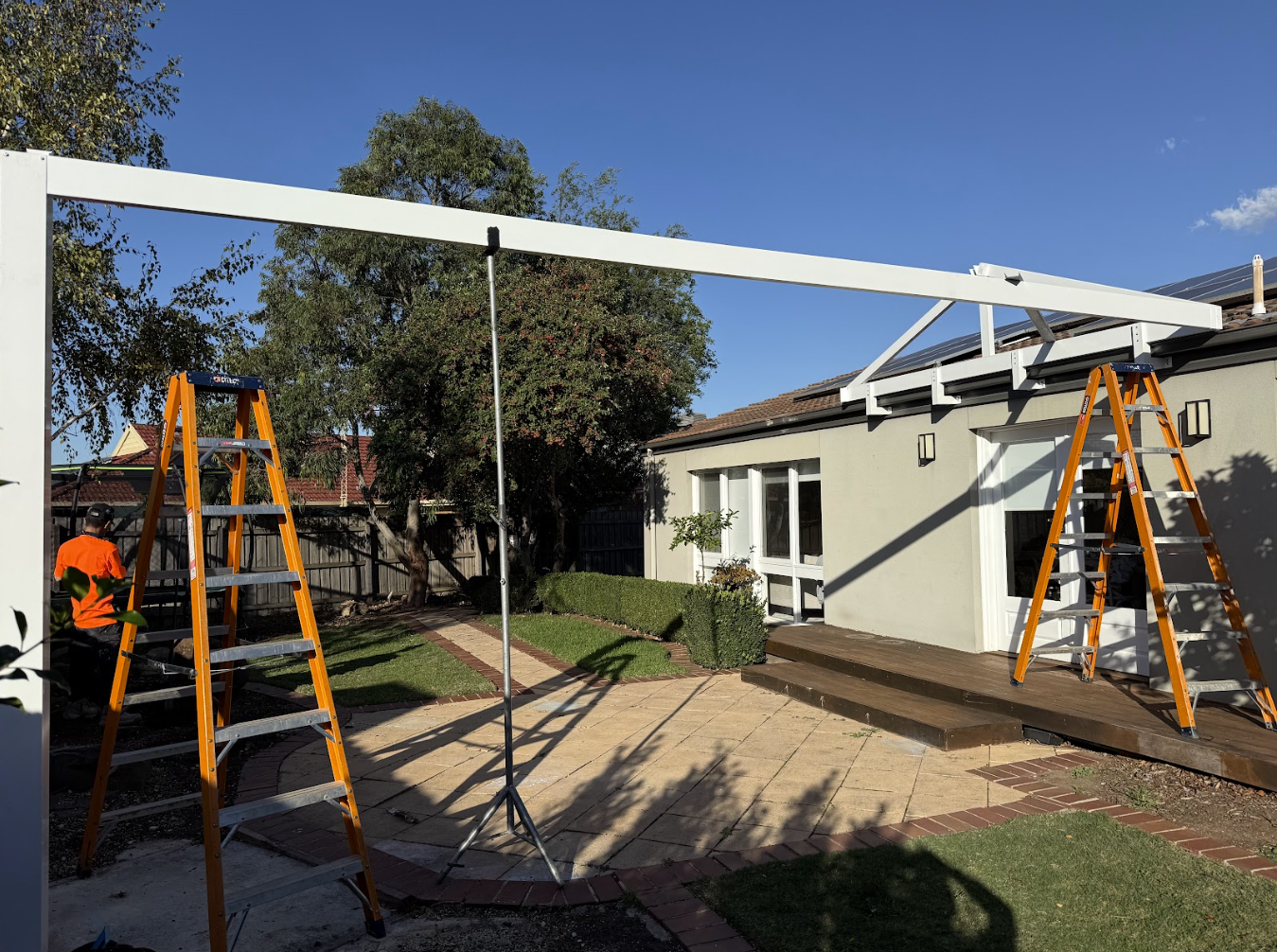 Gable Insulated Pergola in Taylors Lakes Before 3