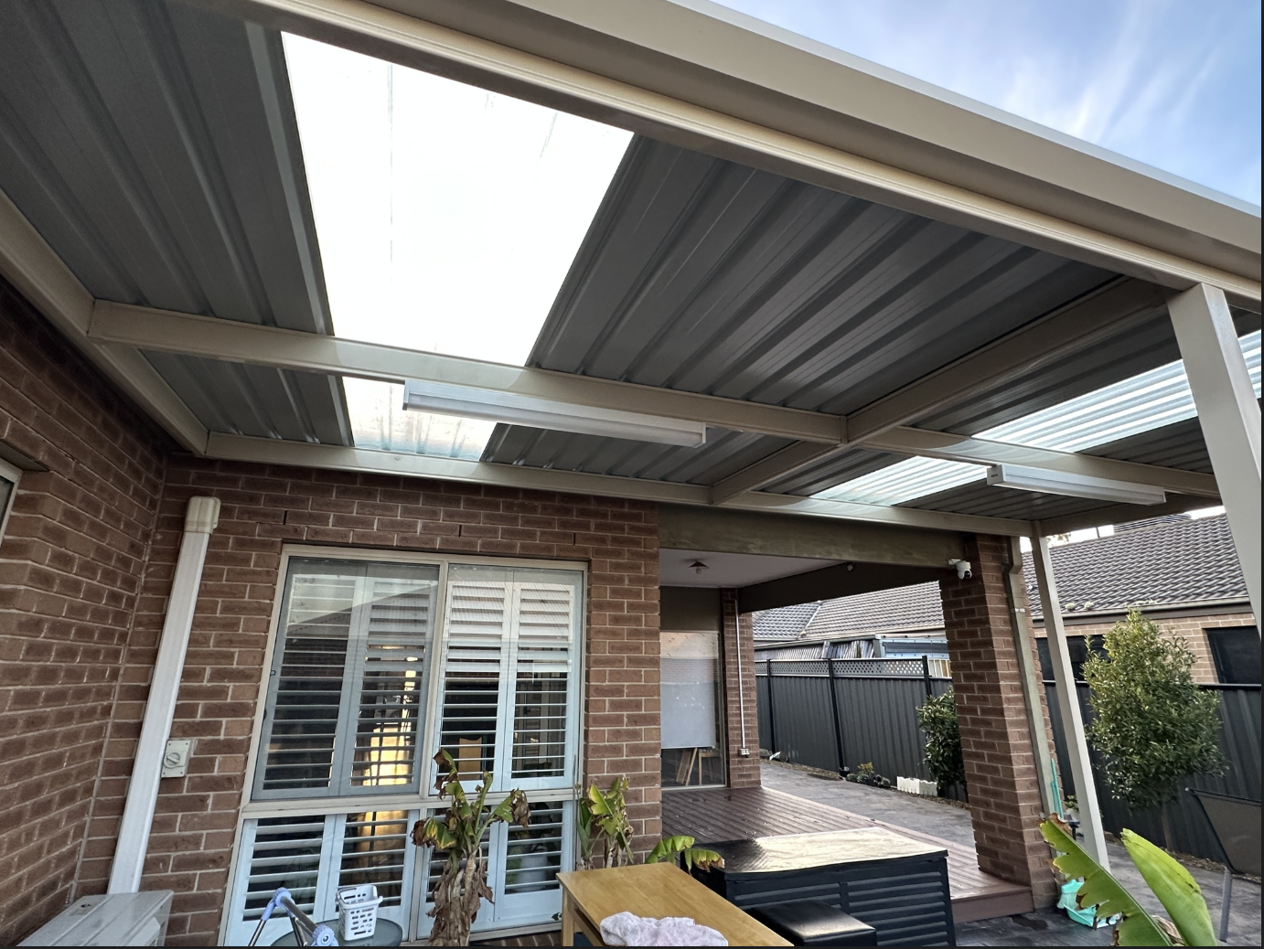 Colorbond Pergola and Composite Decking in Point Cook After 2