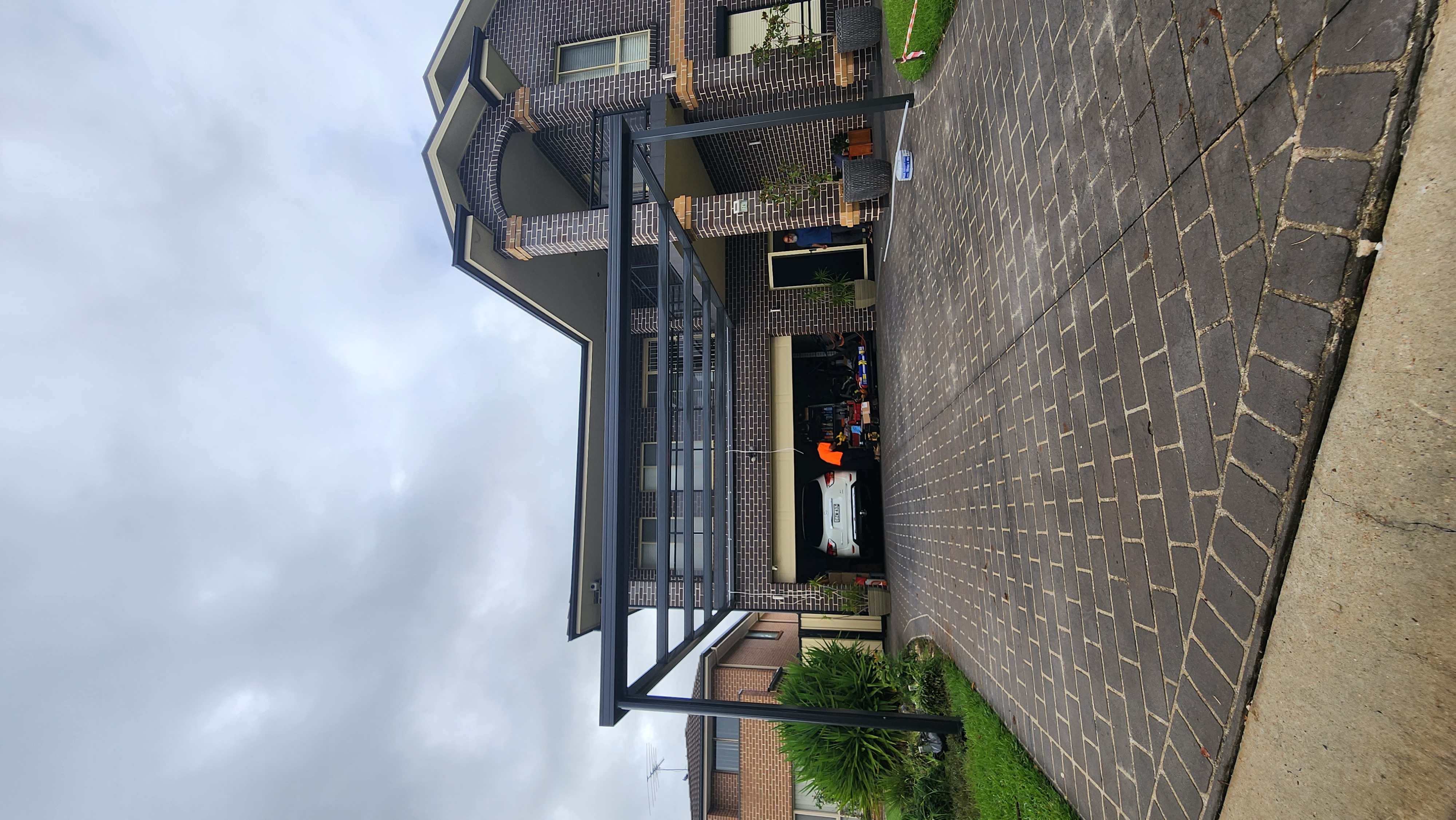 Colorbond carport roof Before 2