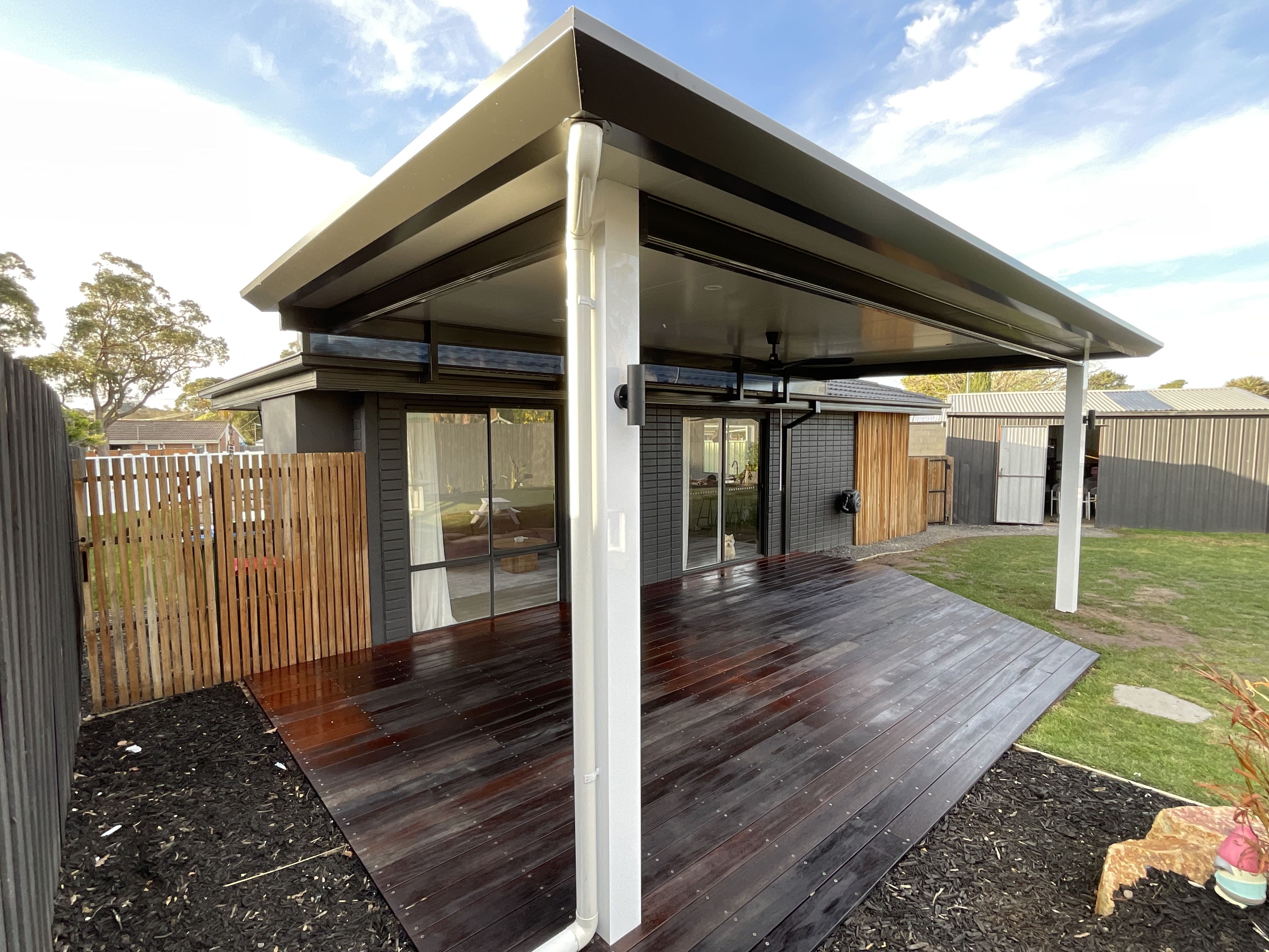 Custom Overhang Insulated Verandah in Mornington After 4