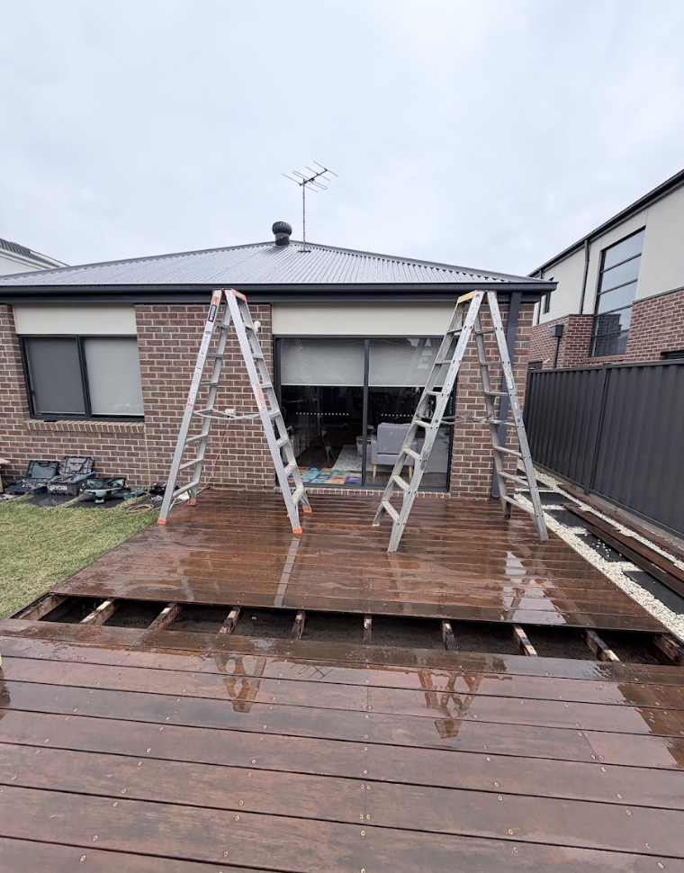 Insulated Pergola in Keysborough Before 2