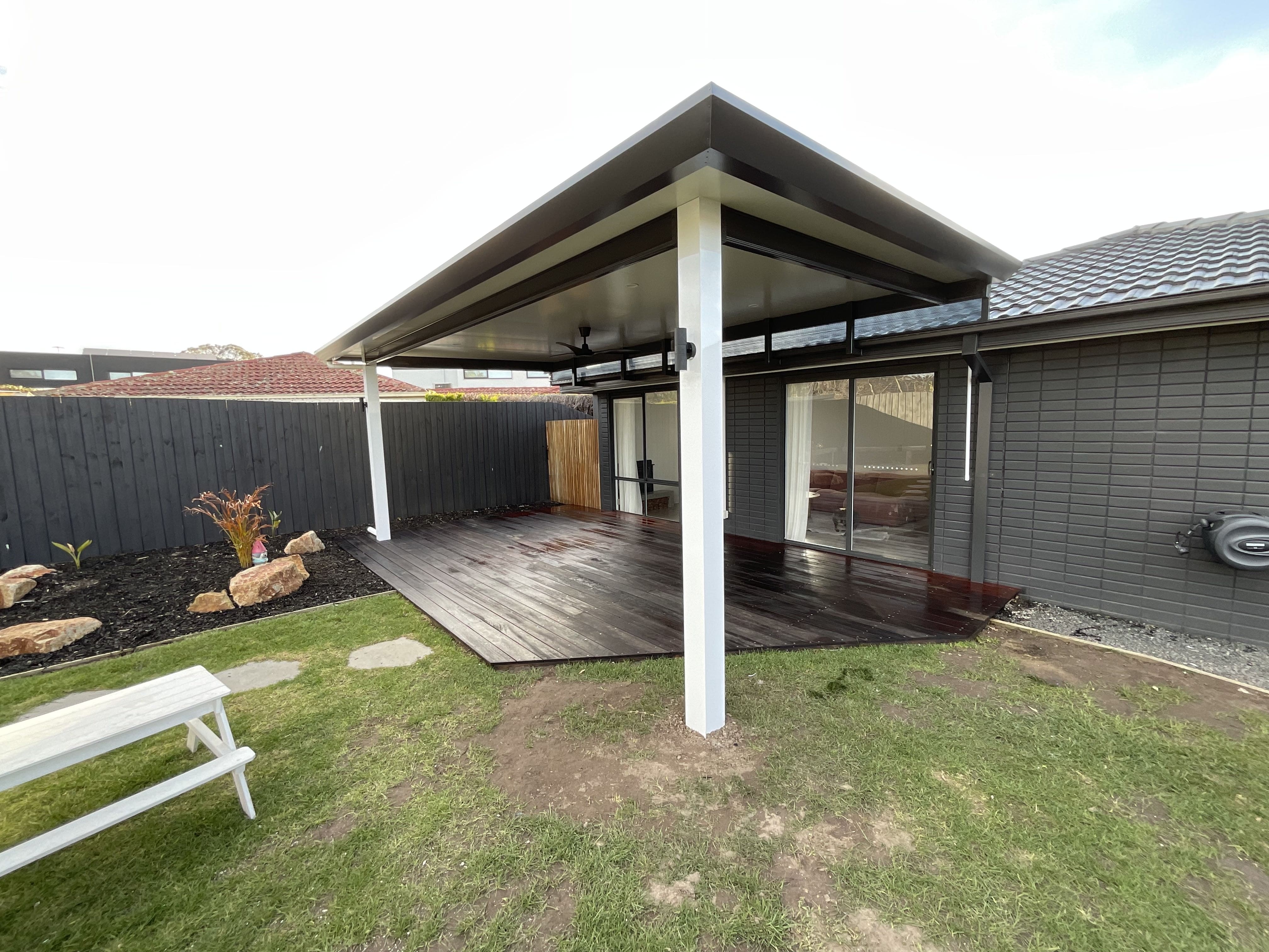 Custom Overhang Insulated Verandah in Mornington After 3