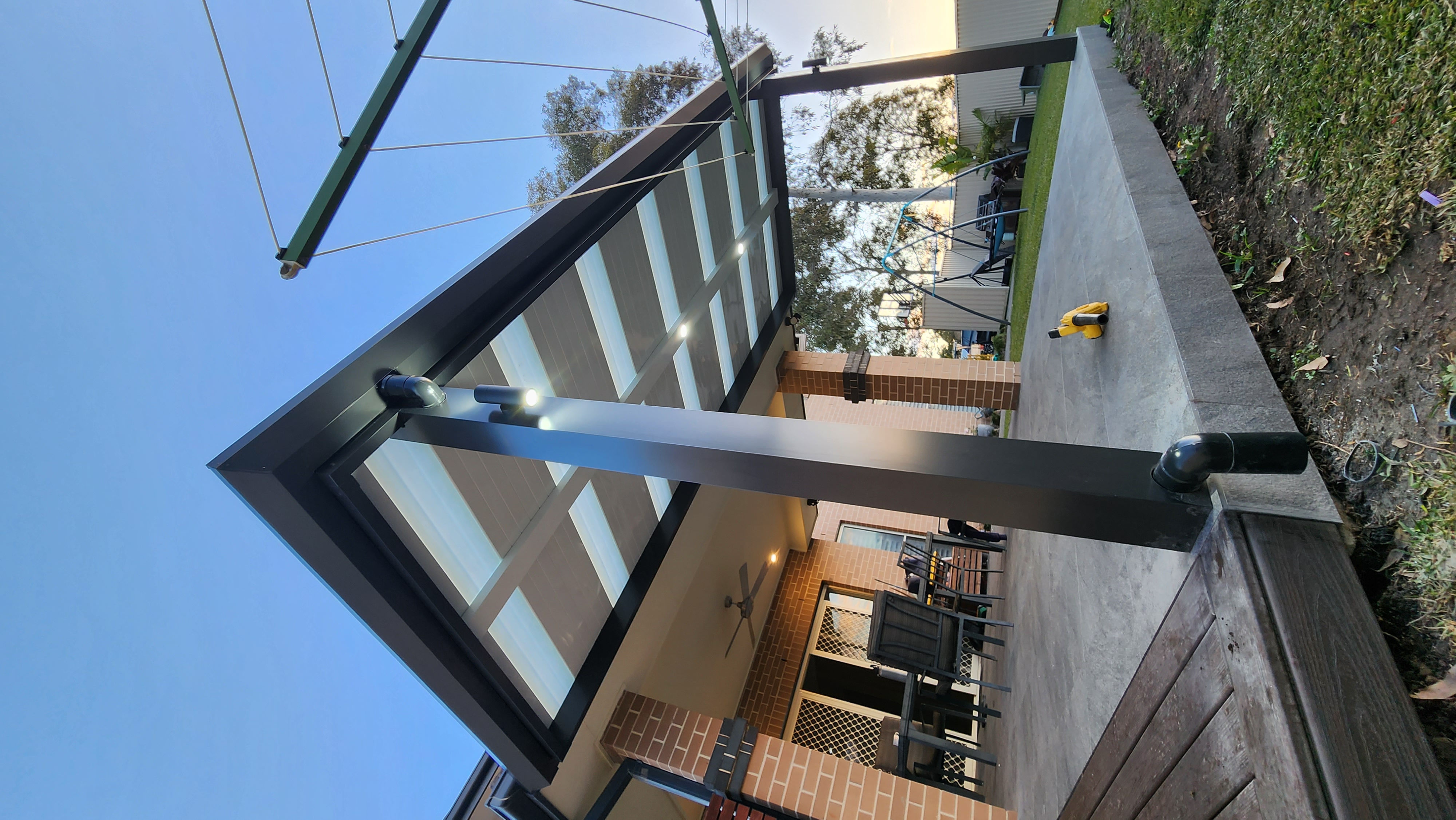 Flatdek Pergola roof with skylight After 4