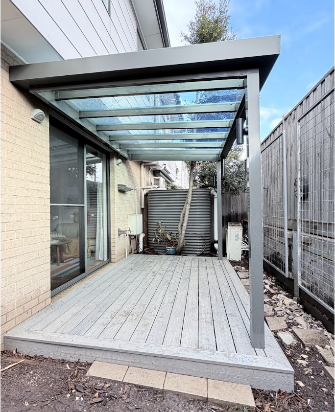 Ez Glaze Pergola and Composite Decking After 5