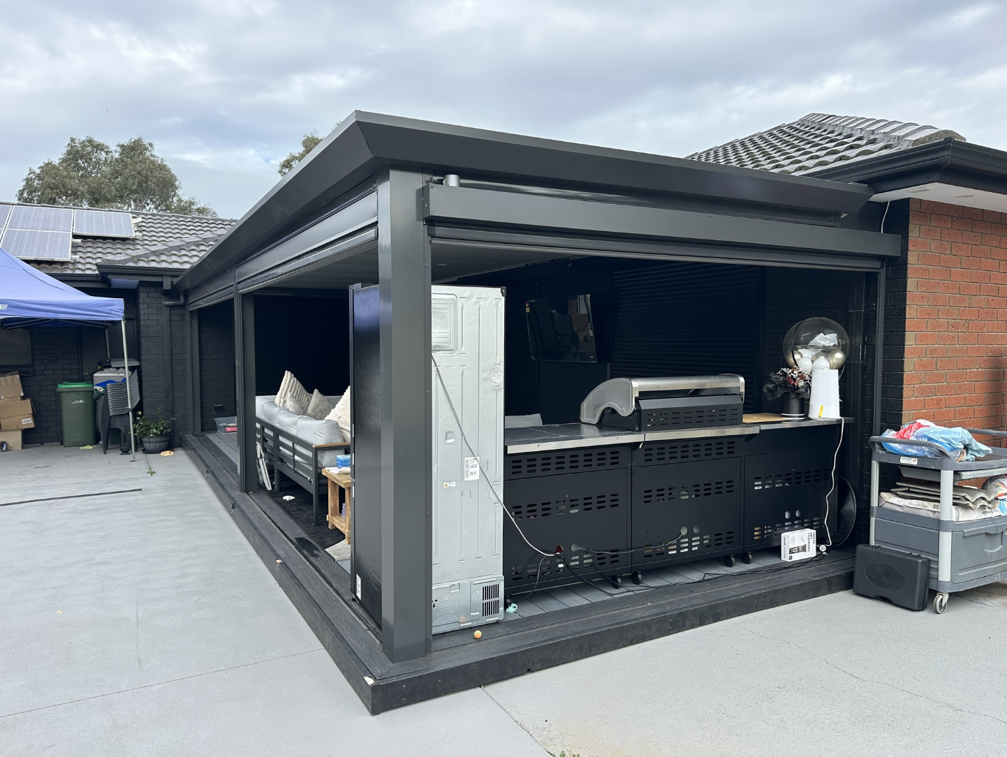 Insulated Pergola and Blinds in Hoppers Crossing After 3
