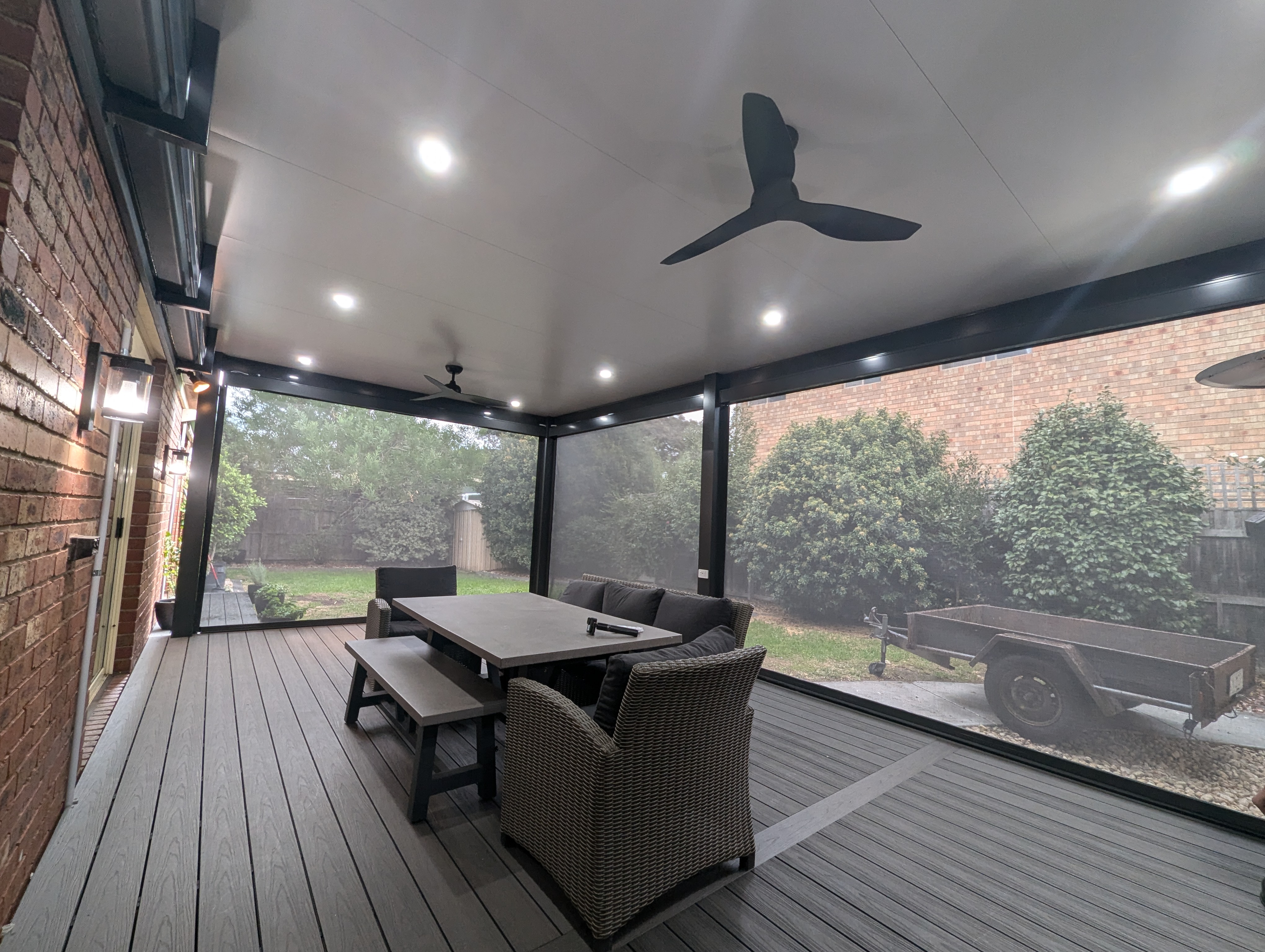 Insulated Patio and Composite Decking After 11