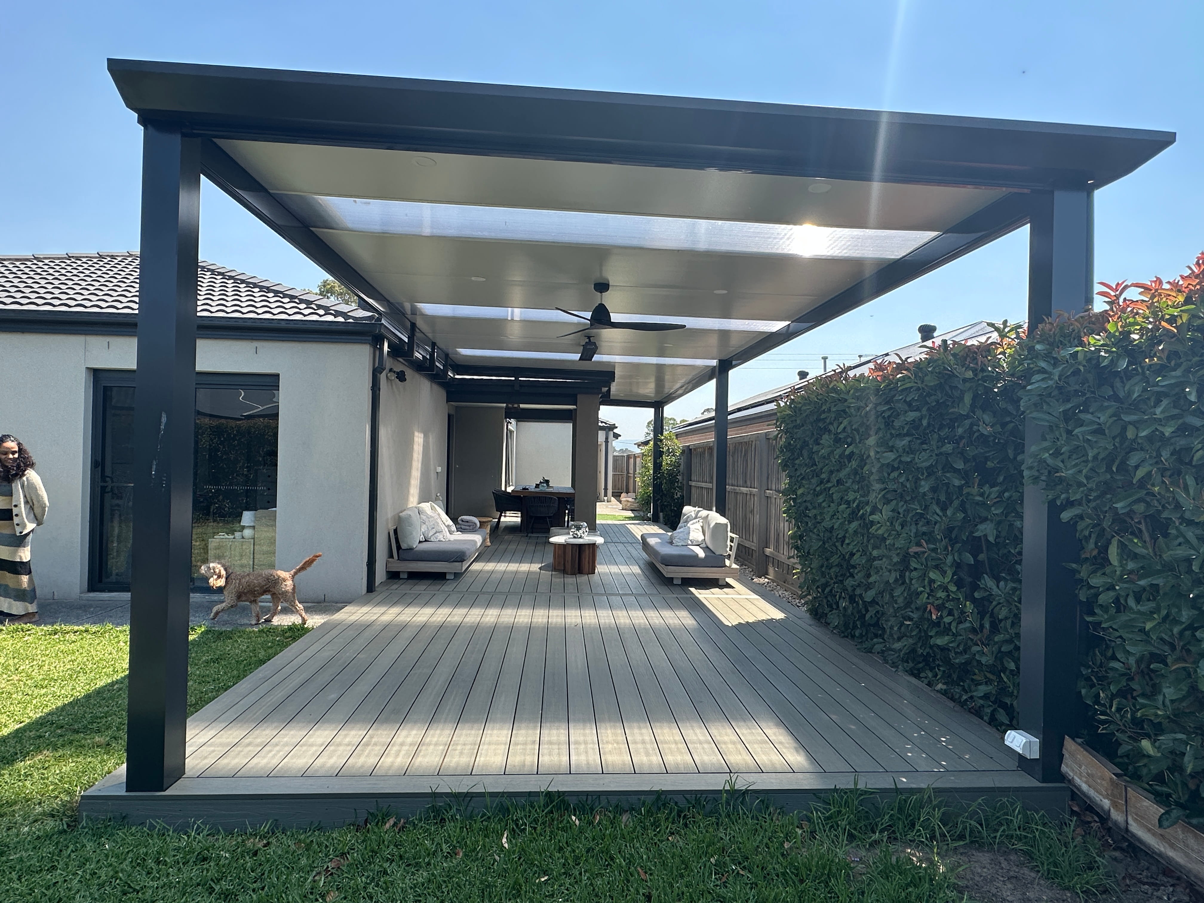 Insulated Pergola and Decking in Mernda After 2