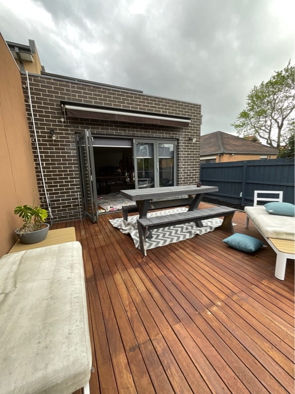 Insulated Pergola in Carnegie Before 1