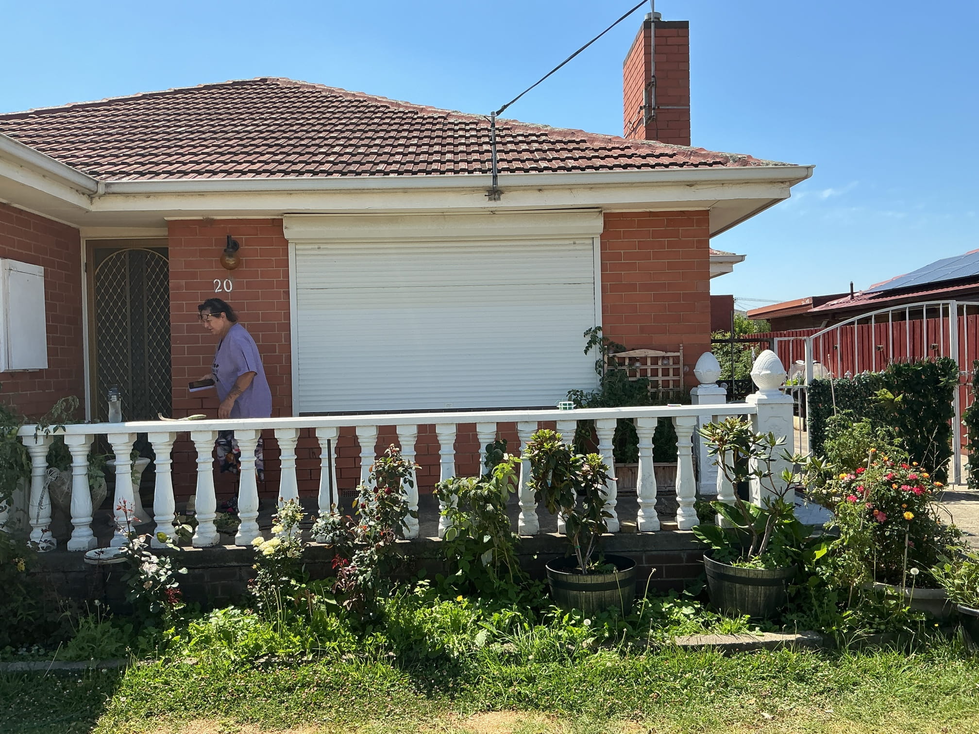 Colorbond Pergola in Sunshine North Before 1