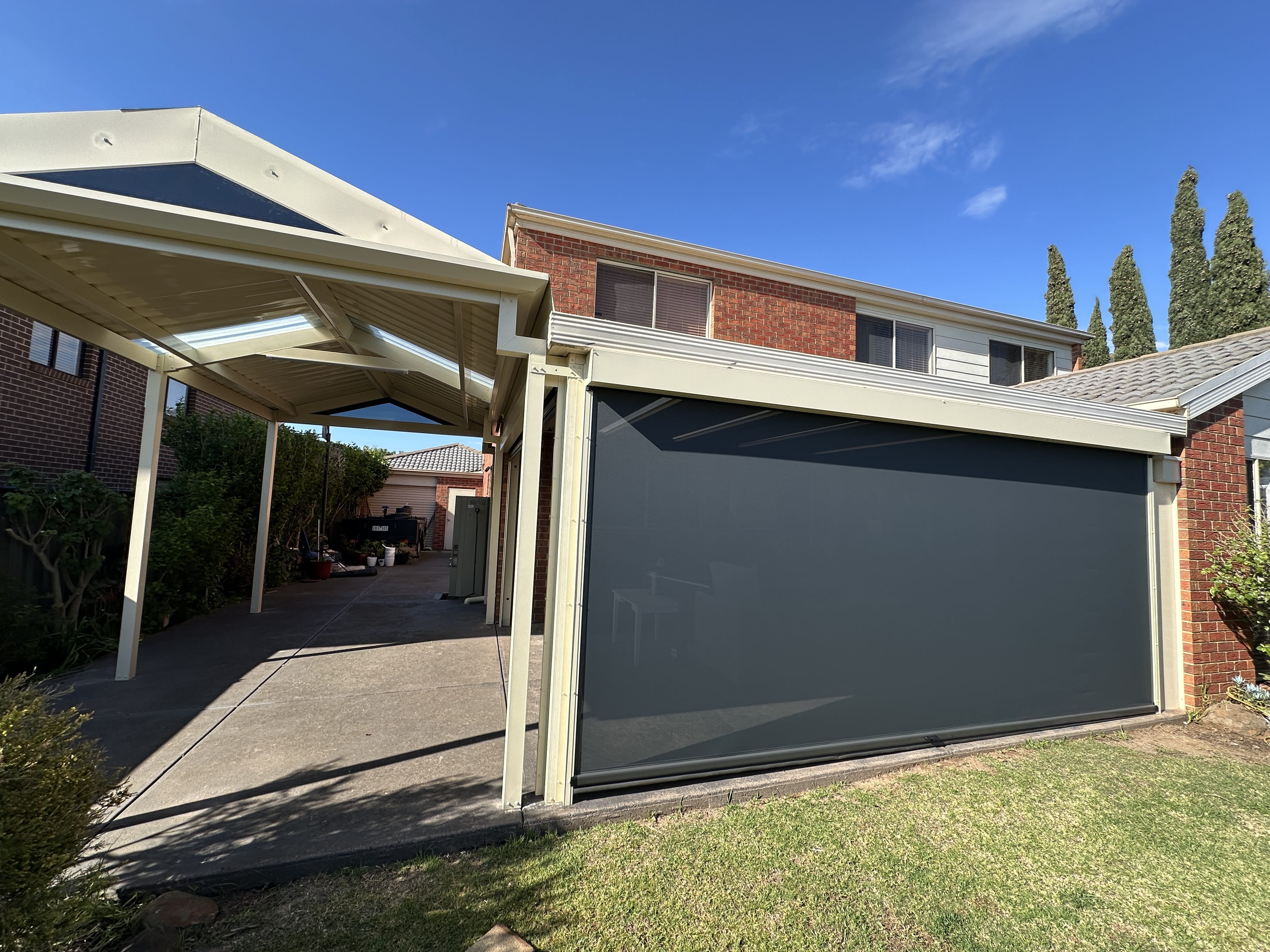 Gable Colorbond Pergola in Derrimut After 2
