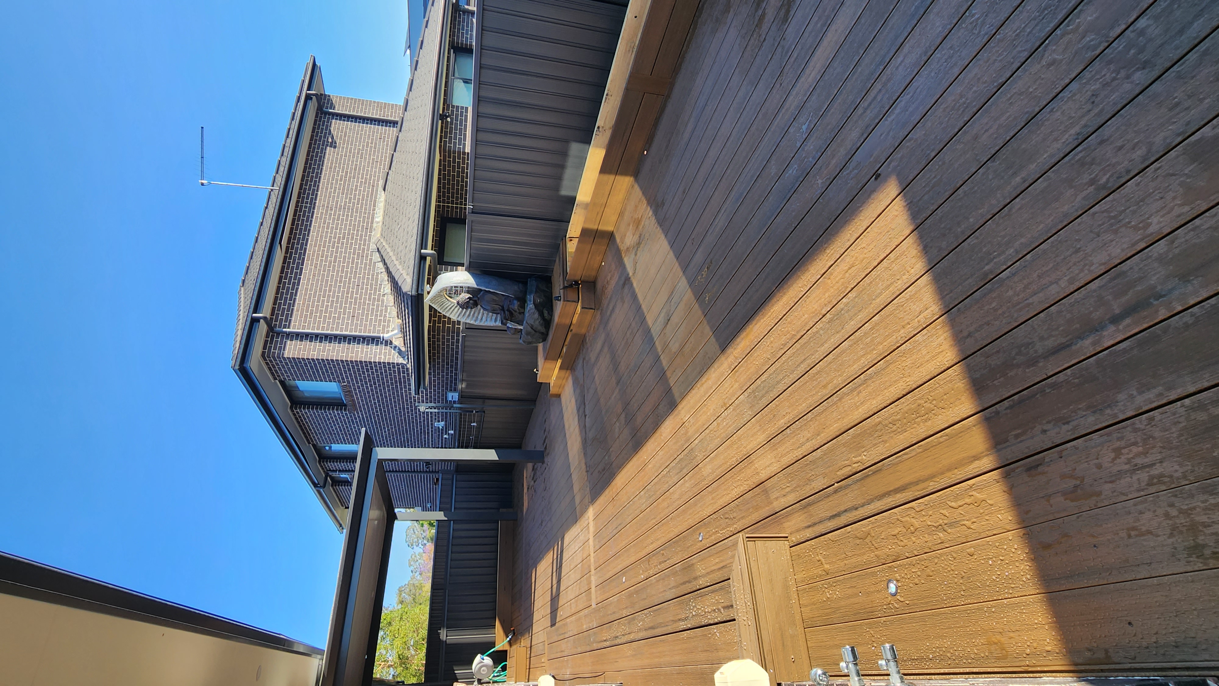 Insulated Pergola Roof with Composite Decking After 4