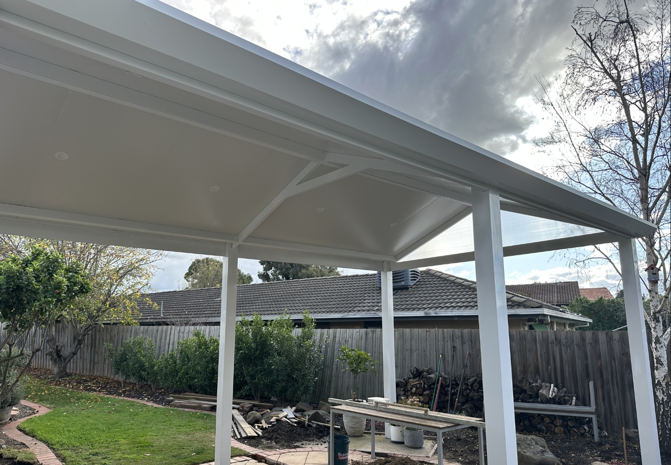 Gable Insulated Pergola in Taylors Lakes After 2