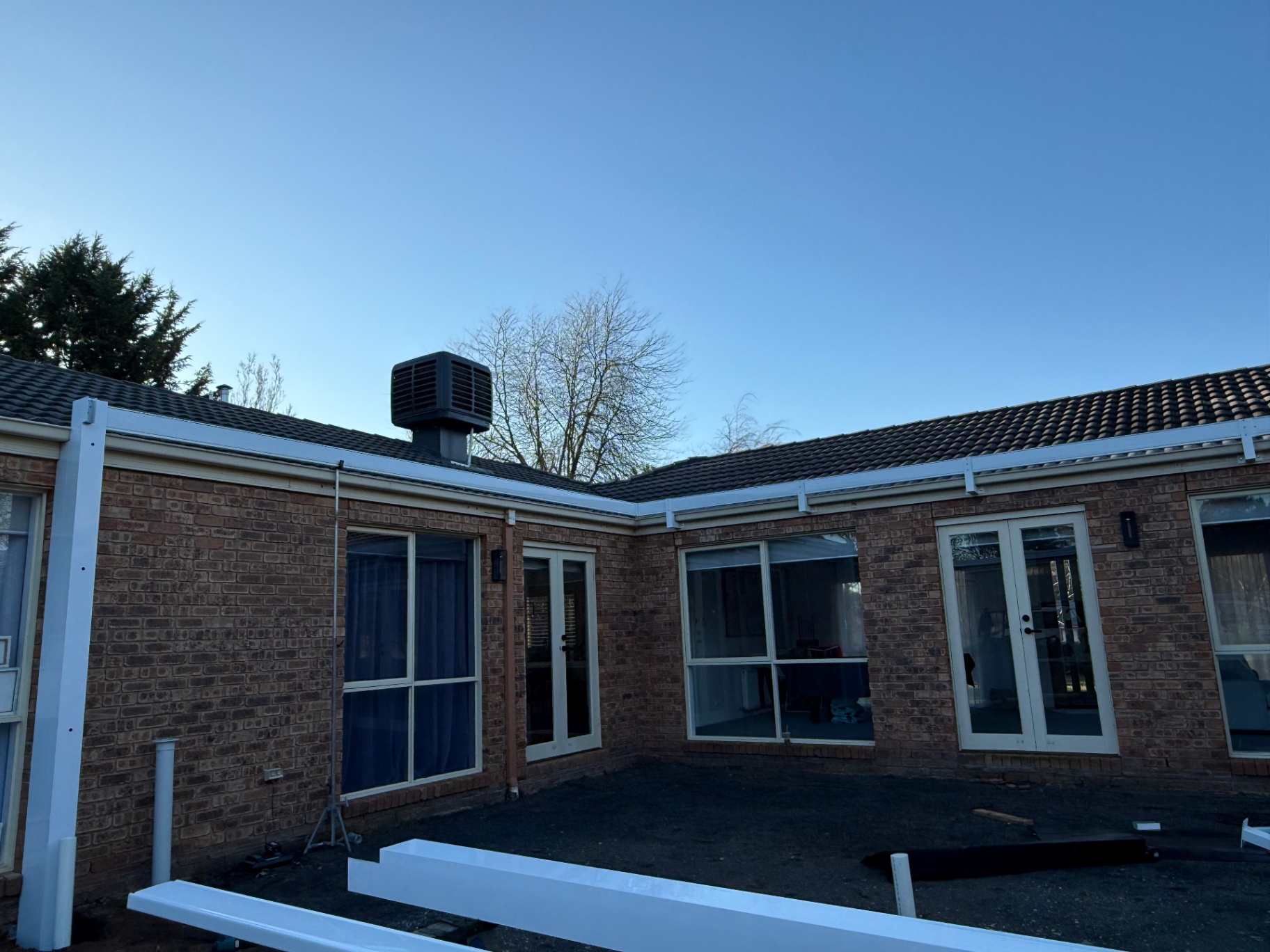 Colorbond Pergola in Kilmore Before 1