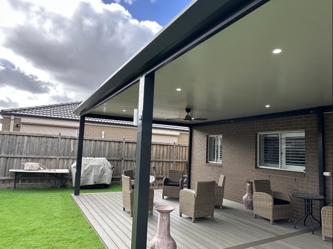 Insulated Pergola in Fraser Rise After 4