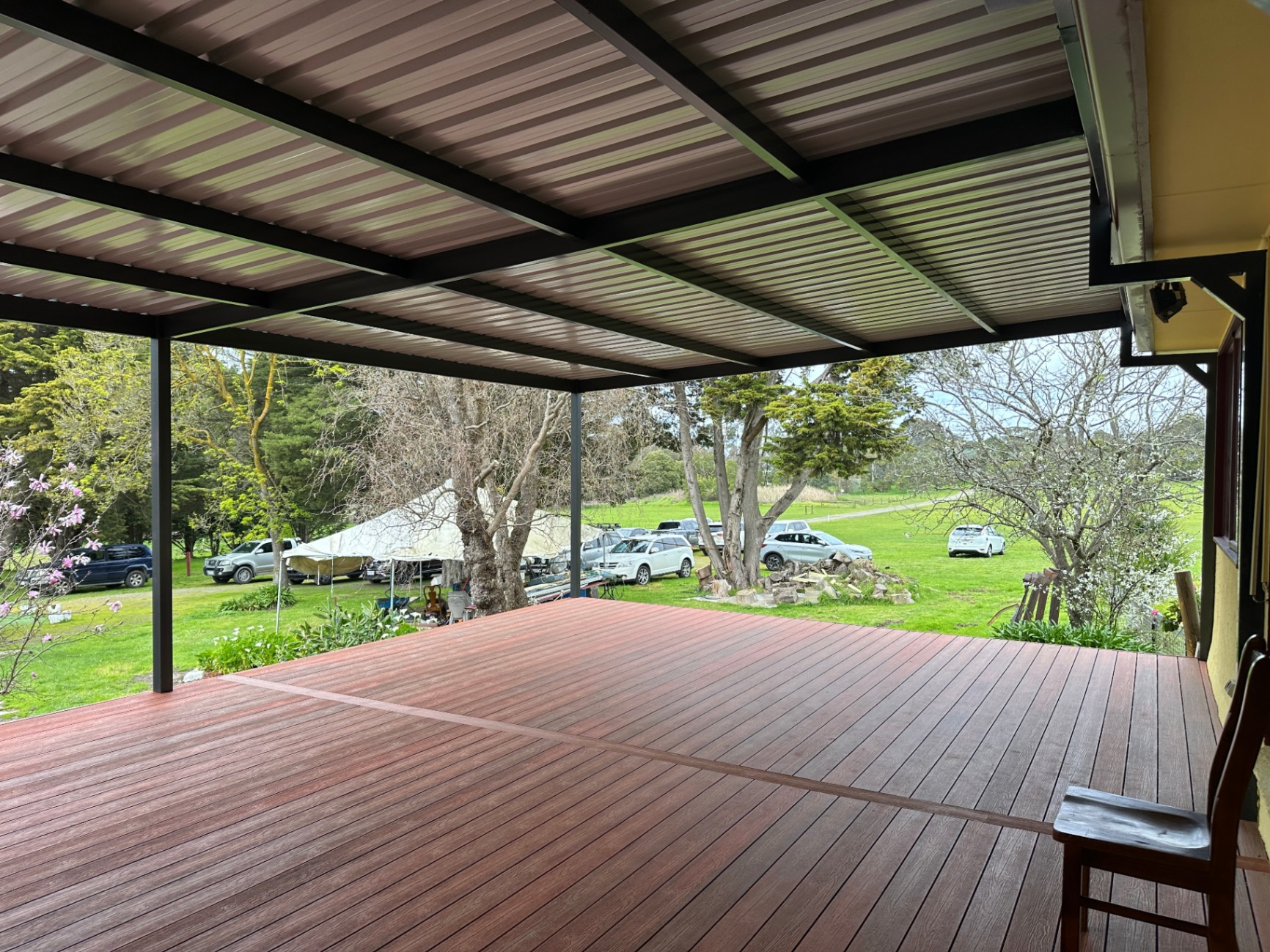Colorbond Pergola and Decking in Cranbourne South After 3