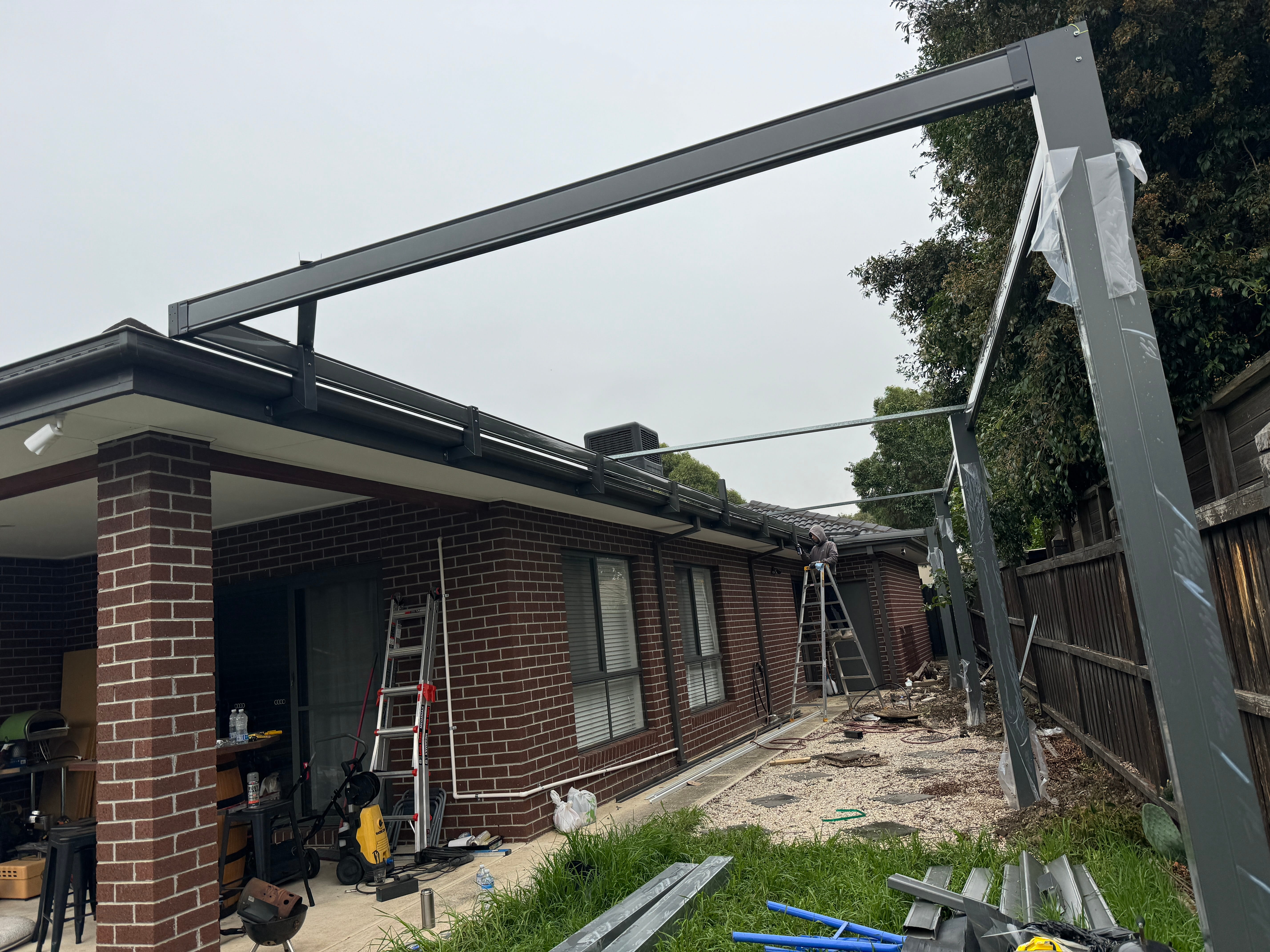Insulated Pergola in Mernda Before 1