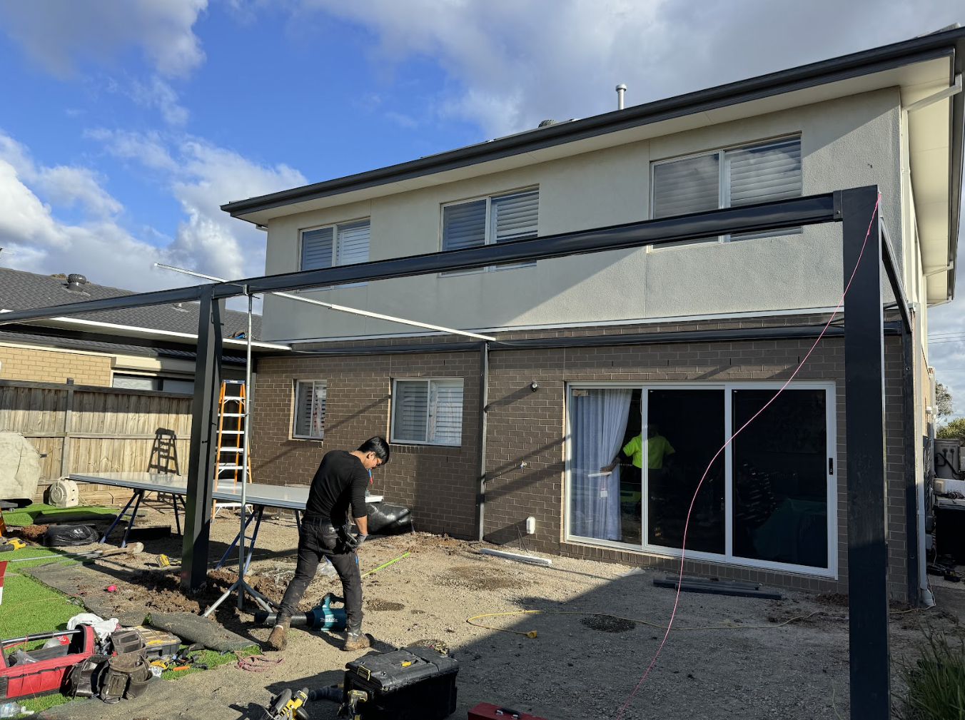 Insulated Pergola in Fraser Rise Before 1