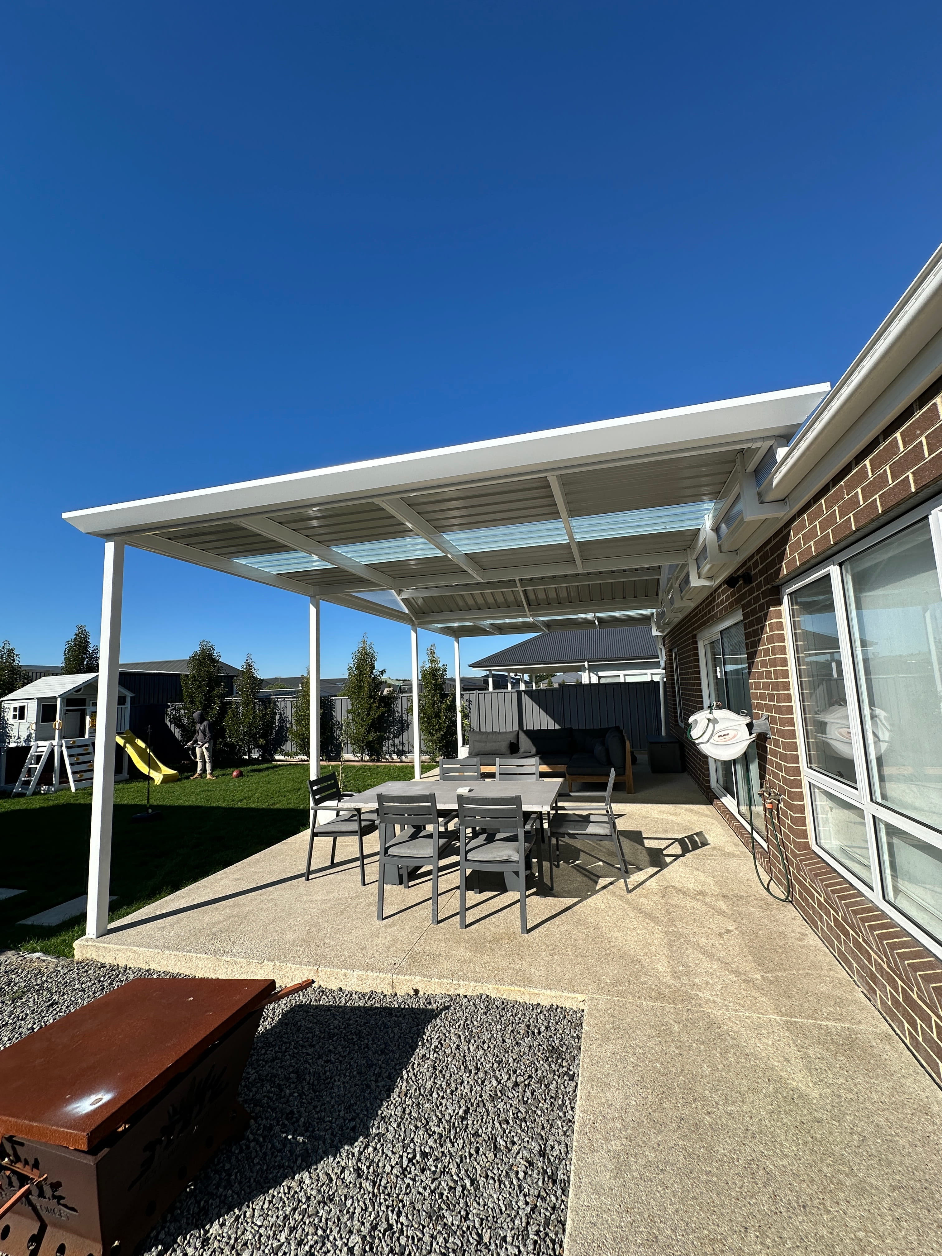 Colorbond Half Flat Half Gable in Riddells Creek After 4