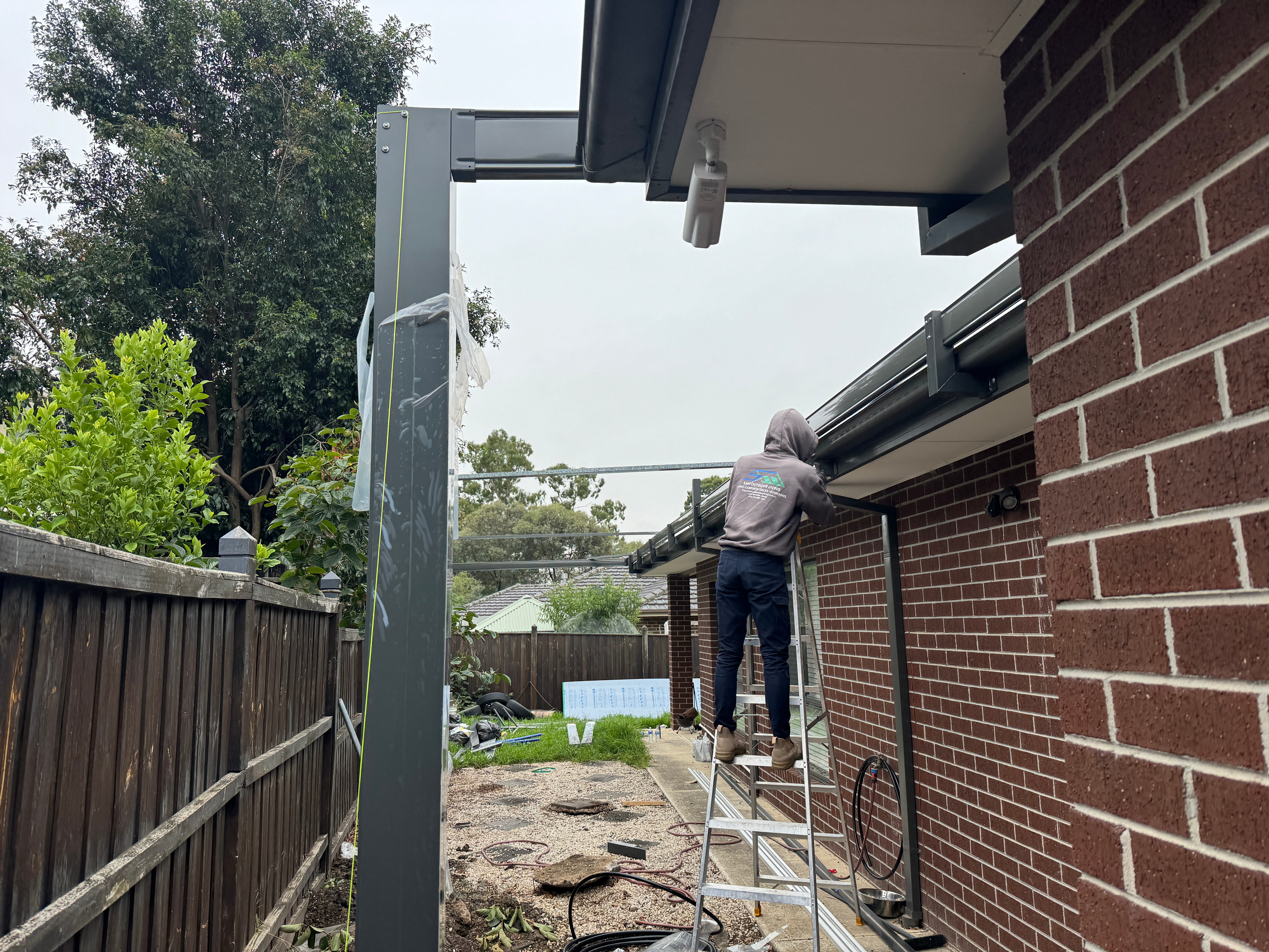 Insulated Pergola in Mernda Before 2