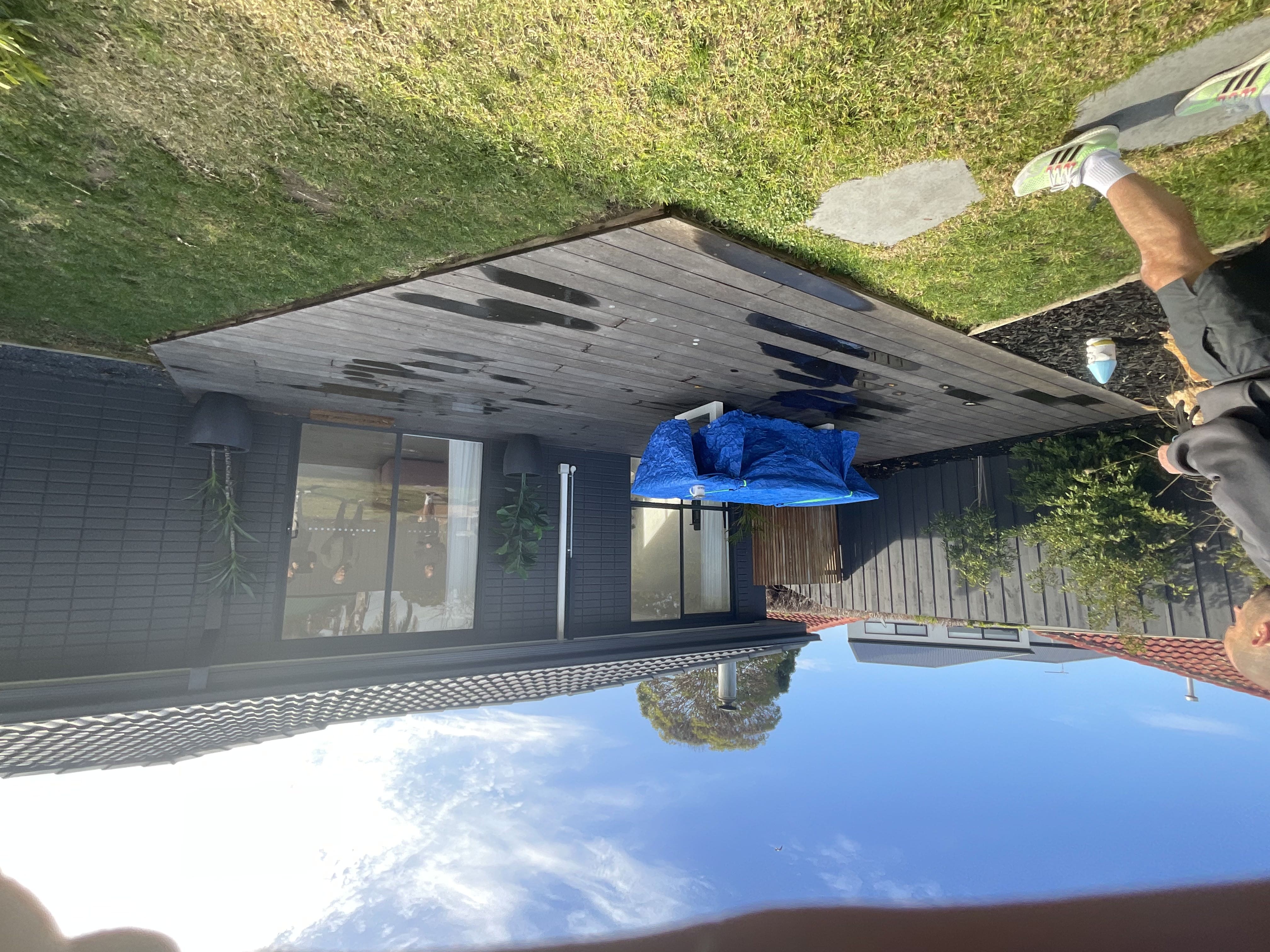 Custom Overhang Insulated Verandah in Mornington Before 4