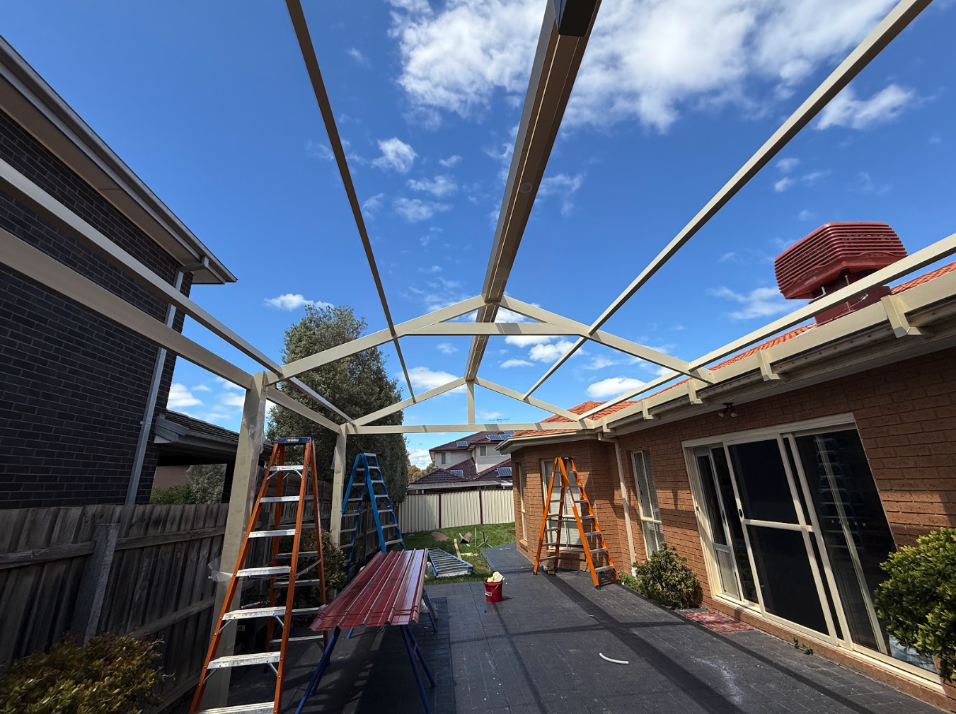 Colorbond Pergola in Cairnlea Before 1
